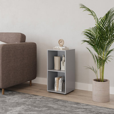 Urbn-Living Urbnliving 62Cm Height Grey 2-Cube Shelving Unit from B&Q