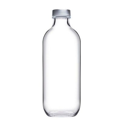 Urbn-Living Urbnliving 500Ml Reusable Clear Glass Water Bottle