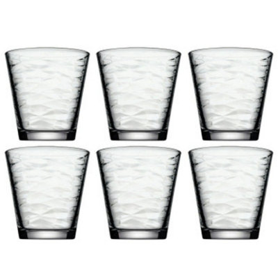 Urbn-Living Urbnliving 245Ml Clear Drinking Water Elegant Glass Set Of 6 from B&Q
