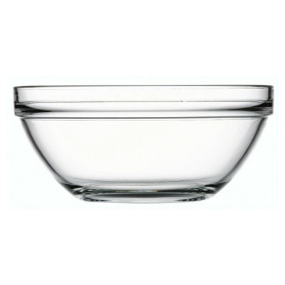 Urbn-Living Urbnliving 12Cm Height Single Glass Stackable Mixing Bowl from B&Q