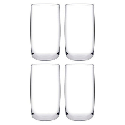 Urbn-Living Urbnliving 15Cm Height 540Ml Highball Drinking Glasses Set Of 4