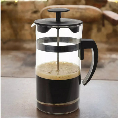 Urbn-Chef Urbnchef 1L Coffee Maker Machine French Press Home Serving Plunger Glass Jug from B&Q