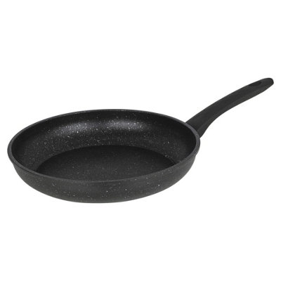 Urbn-Chef Urbnchef 28Cm Diameter Pressed Carbon Induction Black Frying Pan Pot With Soft Touch Handle from B&Q