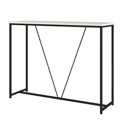 Urbn-Living Urbnliving 100Cm Width White Wooden Console Table Living Room Slim Display Shelf Hallway Entryway Furniture from B&Q