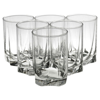 Queensway Home and Dining Queensway Home & Dining 250Ml 6Pcs Tumbler Drinking Glasses Small Highball Water Whiskey Juice Cocktail Set from B&Q