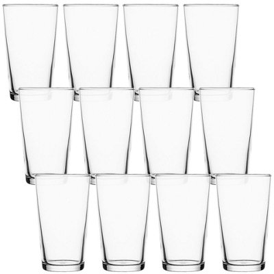 Queensway Home And Dining Queensway Home & Dining 570Ml Tempered Pint Glass Beverages Drinking Pub Bar Glasses Set Of 12