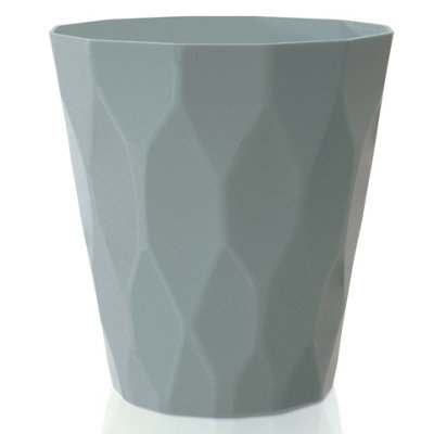 Urbn-Living Urbnliving 15Cm Height Grey Flower Pot