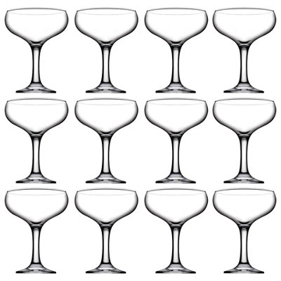 Queensway Home and Dining Queensway Home & Dining 270Ml 35Pcs Bistro Champagne Cocktail Glasses from B&Q