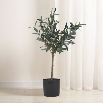 Urbn-Living Urbnliving 60Cm Height Artificial Olive Tree Plant Greenery In Pot Indoor Outdoor Home Office Decor from B&Q
