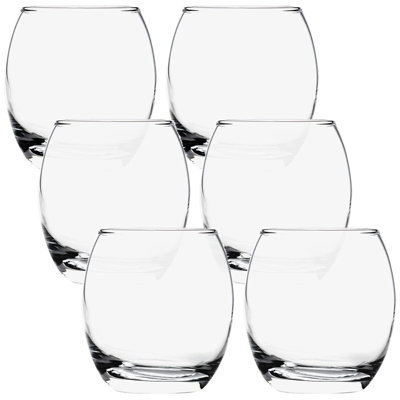 Queensway Home and Dining Queensway Home & Dining 405Ml 6 Pcs Whiskey Scotch Drinking Tumbler Glass Set