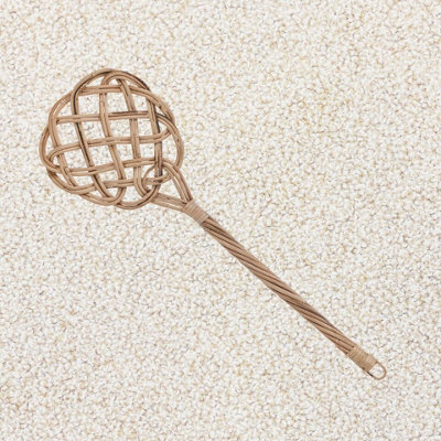 Urbn-Living Urbnliving 75Cm Length Bamboo Wicker Carpet Beater Rug Car Mat Sofa Cleaner Dust Pet Hair Removal Tool from B&Q