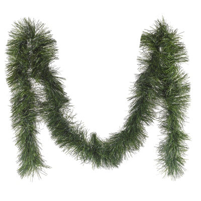 Urbn-Living Urbnliving 270Cm Realistic Christmas Garland Green Leaf Fireplace Door Stairs Wreath Decor from B&Q