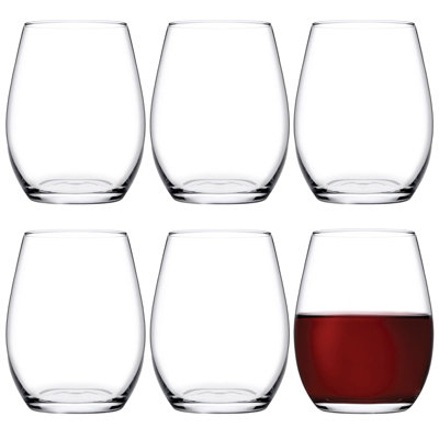 Queensway Home and Dining Queensway Home & Dining 440Ml 6 Pcs Amber Drinking Tumblers Whiskey Water Juice Glasses Set