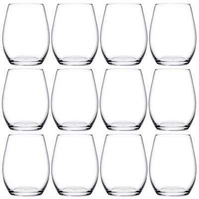 Queensway Home and Dining Queensway Home & Dining 440Ml 12 Pcs Amber Drinking Tumblers Whiskey Water Juice Glasses Set