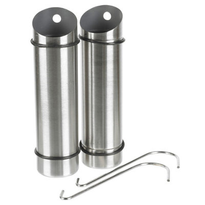 B&Q -  Urbnliving 4 Pcs Stainless Steel Radiator Hanging Humidifiers Dry Air Water Humidity Control