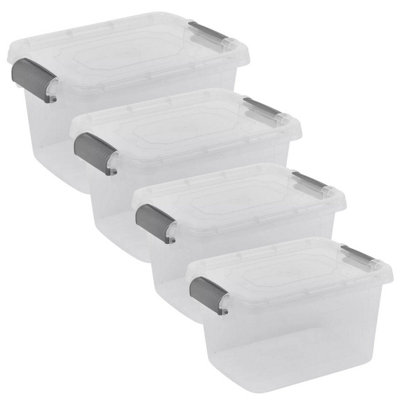 Urbn-Living 3L Colormatic Storage Box With Lids Set from B&Q