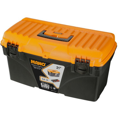 Urbn-Living 21 Classic Cs Large Lockable Lid Plastic Tool Box from B&Q