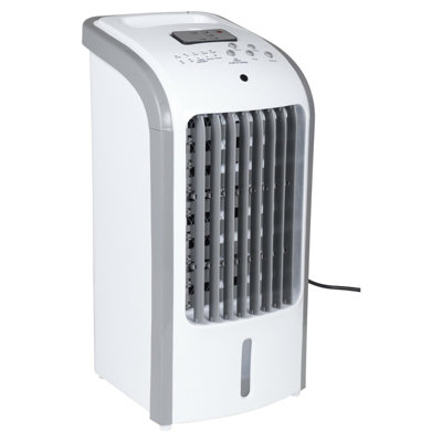 Urbn-Tech Urbntech Portable Air Cooler Unit Ice Water Fan Humidifier Timer 3 Settings Ac W/remote from B&Q