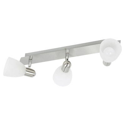 B&Q -  Urbn Living Enea-C 3 Arm Led Ceiling Light Bar Rgb Colour Changing Spotlight E14