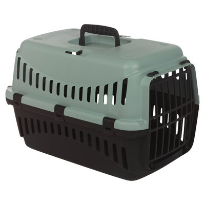 Urbn-Living Ice MintDog Pet Carrier Transporter Cage 46X31X32Cm from B&Q
