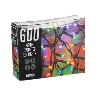 Urbn-Living 600 LightsMulti-Function Led Christmas Tree Lights For Indoor & Outdoor Decoration