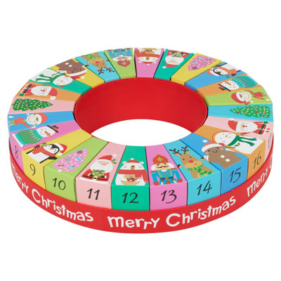 Urbn-Living Urbnliving 24 Day Circle Shaped Advent Calendar Boxed Christmas Countdown Gift from B&Q