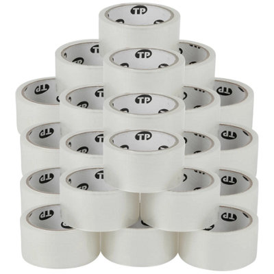 Urbn-Living Urbnliving Heavy Duty Clear Packaging Tape Strong Adhesive Rolls For Sealing Boxes And Parcels Pack Of 24 from B&Q