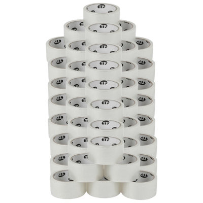 Urbn-Living Urbnliving Heavy Duty Clear Packaging Tape Strong Adhesive Rolls For Sealing Boxes And Parcels Pack Of 48 from B&Q