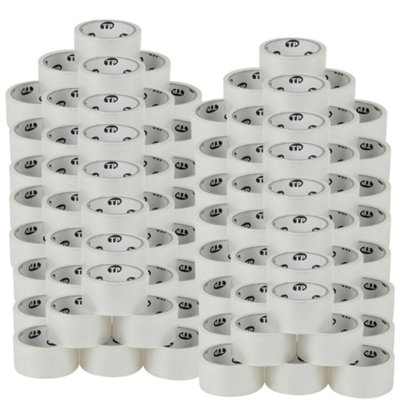 Urbn-Living Urbnliving Heavy Duty Clear Packaging Tape Strong Adhesive Rolls For Sealing Boxes And Parcels Pack Of 96 from B&Q