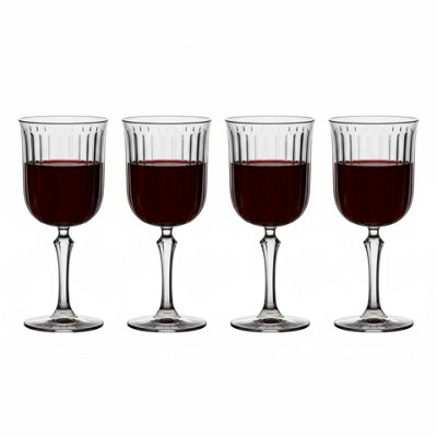 B&Q -  Queensway Home & Dining 490Ml Long Stemmed Cocktail Wine Spritzer Drinking Glasses Set Of 4