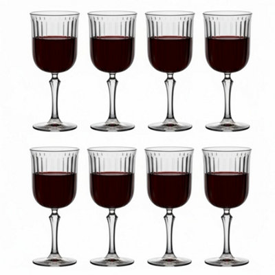 B&Q -  Set Of 8Pasabahce Cocktail Wine Spritzer Drinking Glasses Set