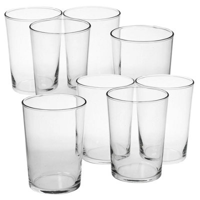 Queensway Home and Dining Queensway Home & Dining Bistro Cocktail Drinking Glasses  Tumblers Barware 510Ml Set Of 8 from B&Q