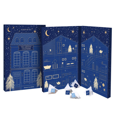 Urbn-Living Urbnliving Christmas Countdown Advent Calendar 24 Assorted Flavoured Luxury Tea Bag Sachets from B&Q