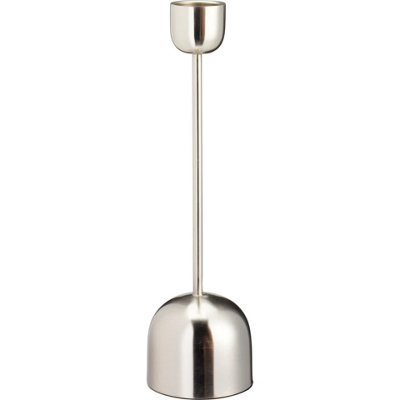 B&Q -  Urbnliving 35Cm Silver Metal Taper Candlestick Bell Candle Holder Stand Wedding Centrepiece Display