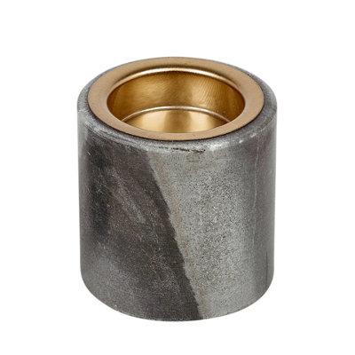 Urbn-Living Urbnliving 7Cm Marble Tea Light Candle HolderElegant Home Décor & Centrepiece Gift from B&Q