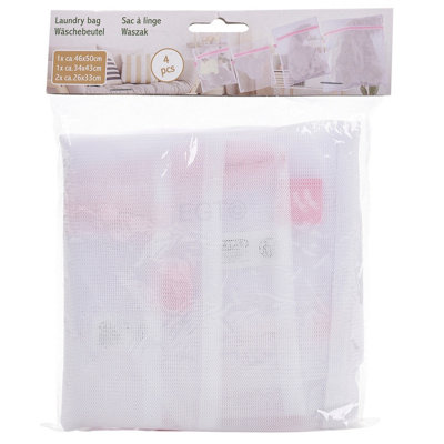 B&Q -  Zip Close Mesh Laundry Net Bag