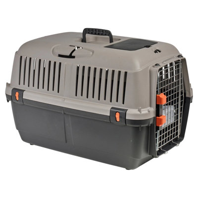 Urbn-Living Urbnliving Dog & Cat Pet Carrier Travel Crate  Approved Transporter Cage Kennel Box For Car TravelMedium from B&Q