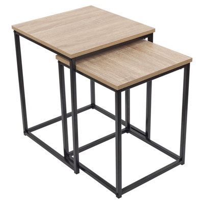 Urbn-Living 2 Industrial Nesting Side Tables from B&Q