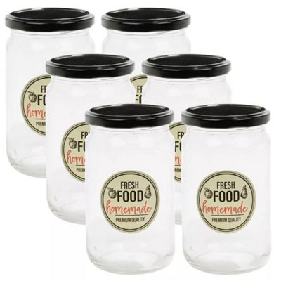 Urbn-Living Set Of 6650Ml Airtight Glass Storage Jars With Metal Lid from B&Q
