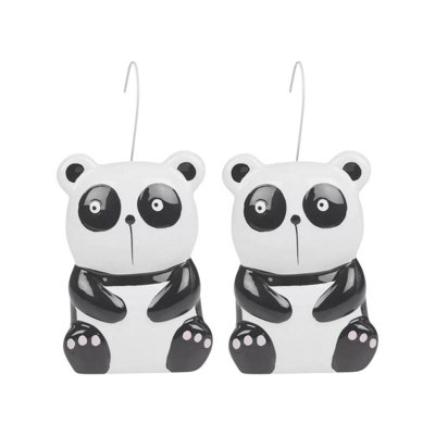 B&Q -  Panda BearSet Of 2Ceramic Hanging Radiator Humidifier Animated Characters
