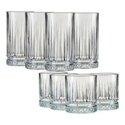 Urbn-Living Pasabahce Whiskey & Highball Glass Set355 & 435 Ml from B&Q