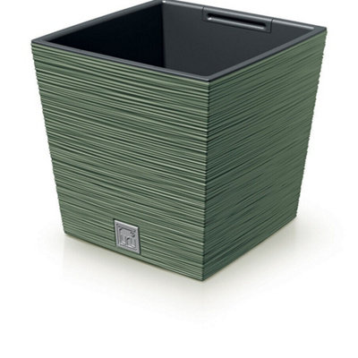Urbn-Living GreenFuru Square Low Planter With Insert29X29.5X29.5 Cm from B&Q