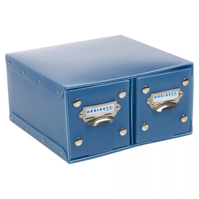 Urbn-Living Ordinett Collapsible Storage Boxes With Lids And Labels from B&Q
