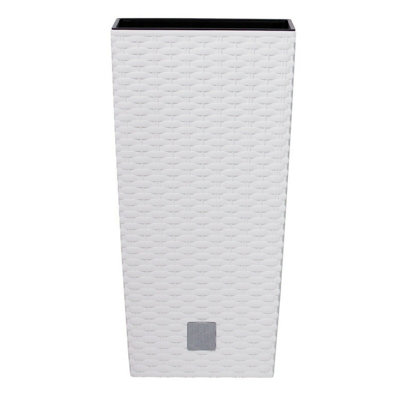 Urbn-Living WhiteSet Of 1Rato Large Square Flower Pot50X26X26Cm from B&Q