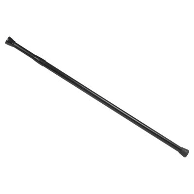 Urbn-Living Extendable Tension Shower Curtain Rod Telescopic Adjustable Bathroom Rail No DrillBlack from B&Q