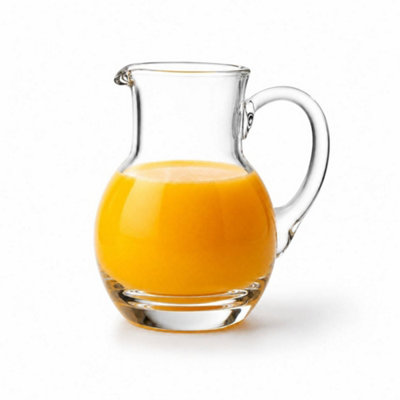 Queensway Home and Dining Handmade Crystalin Glass Mini Serving Jug Carafe Clear Pouring Pitcher300Ml from B&Q