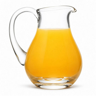 Queensway Home and Dining Handmade Crystalin Glass Mini Serving Jug Carafe Clear Pouring Pitcher450Ml from B&Q