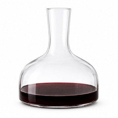 Queensway Home and Dining Queensway Home & Dining 1.5L Modern Handcrafted Crystalline Glass Wine Decanter Carafe Red Aerator GiftsStraight from B&Q