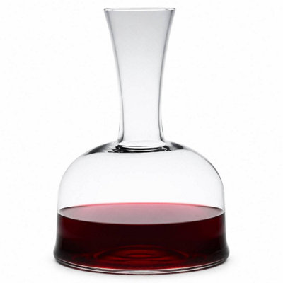 Queensway Home and Dining Queensway Home & Dining 1.5L Modern Handcrafted Crystalline Glass Wine Decanter Carafe Red Aerator GiftsFlared from B&Q