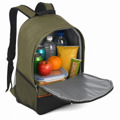 Urbn-Living Urbnliving 20L Thermal Insulated Cooler Backpack With Leak-Proof LiningGreen from B&Q